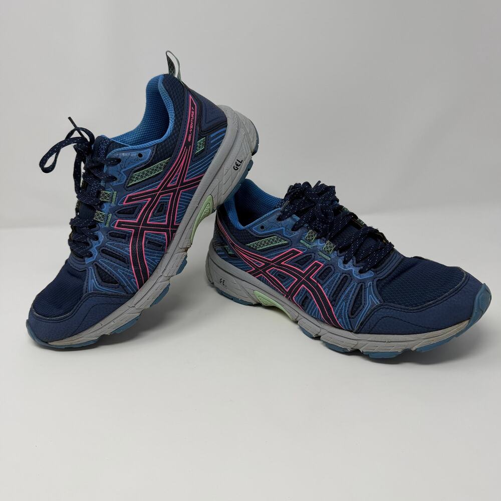ASICS GEL Women’s Running Shoes Size 9 Navy Pink